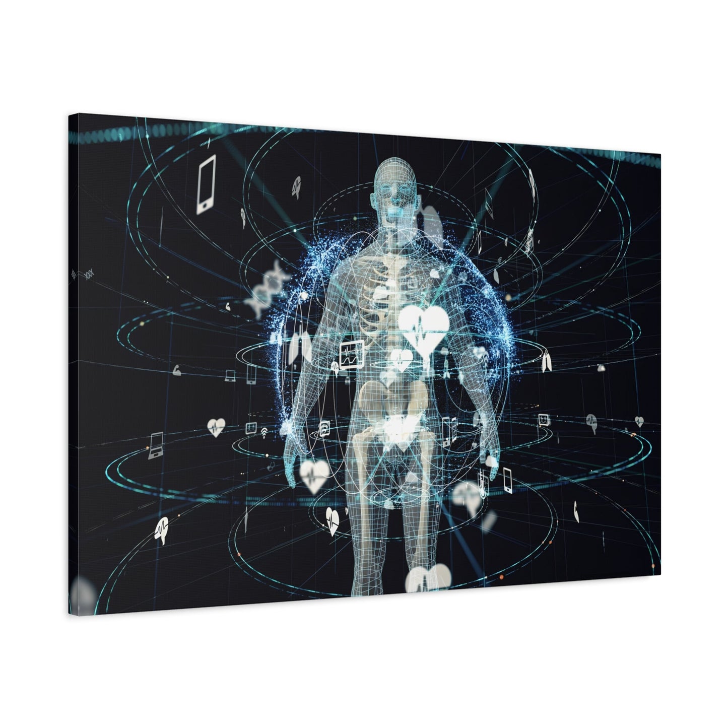 Doctor Office Health Human Anatomy Canvas Print - Bone X - Ray Wall Art - YesArtYes