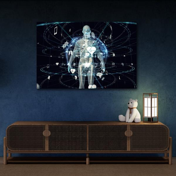 Doctor Office Health Human Anatomy Canvas Print - Bone X - Ray Wall Art - YesArtYes
