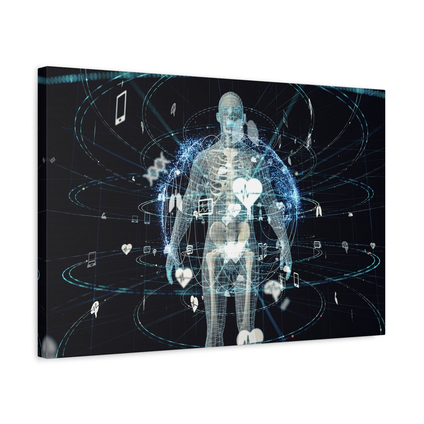 Doctor Office Health Human Anatomy Canvas Print - Bone X - Ray Wall Art - YesArtYes