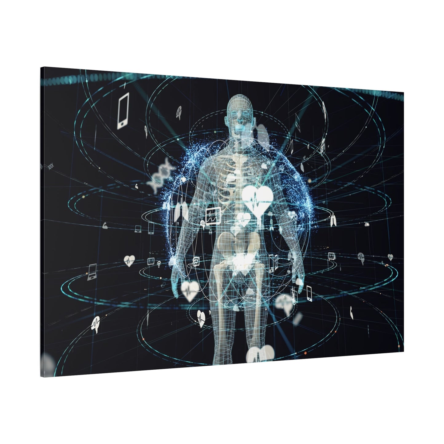 Doctor Office Health Human Anatomy Canvas Print - Bone X - Ray Wall Art - YesArtYes