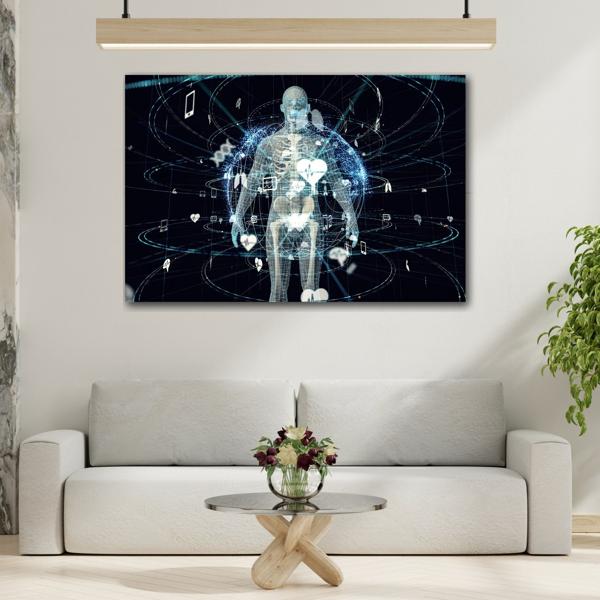 Doctor Office Health Human Anatomy Canvas Print - Bone X - Ray Wall Art - YesArtYes