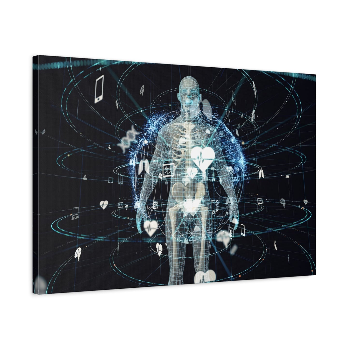 Doctor Office Health Human Anatomy Canvas Print - Bone X - Ray Wall Art - YesArtYes
