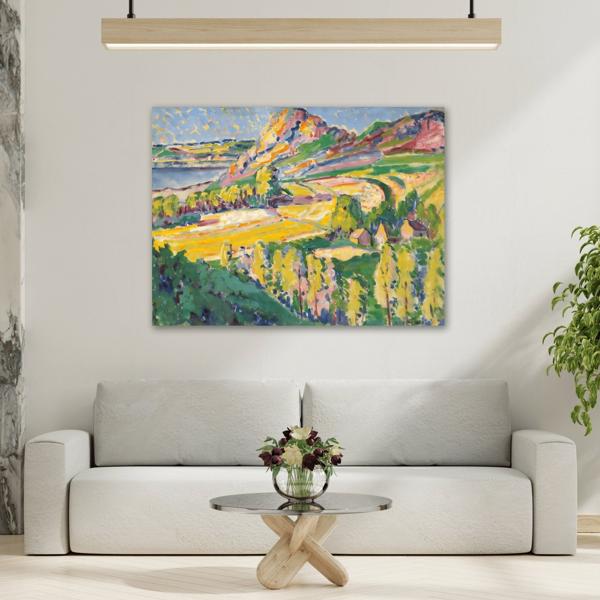 Emily Carr Autumn Canadian Canvas Print - Colorful Landscape Wall Art - YesArtYes