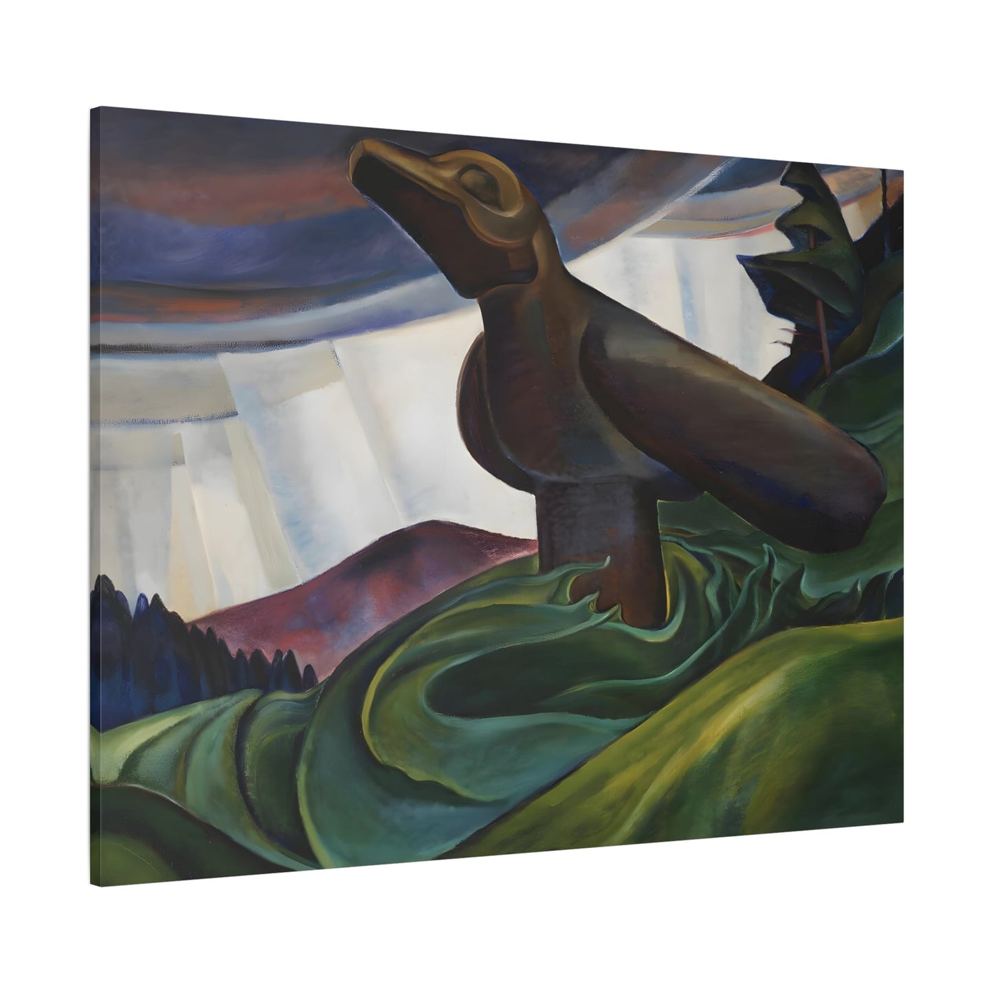 Emily Carr Big Raven Canvas Wall Art Canada Print - YesArtYes