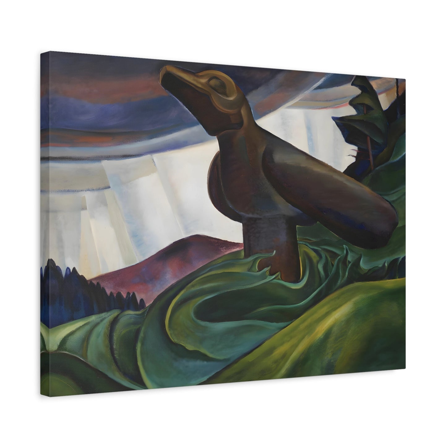 Emily Carr Big Raven Canvas Wall Art Canada Print - YesArtYes