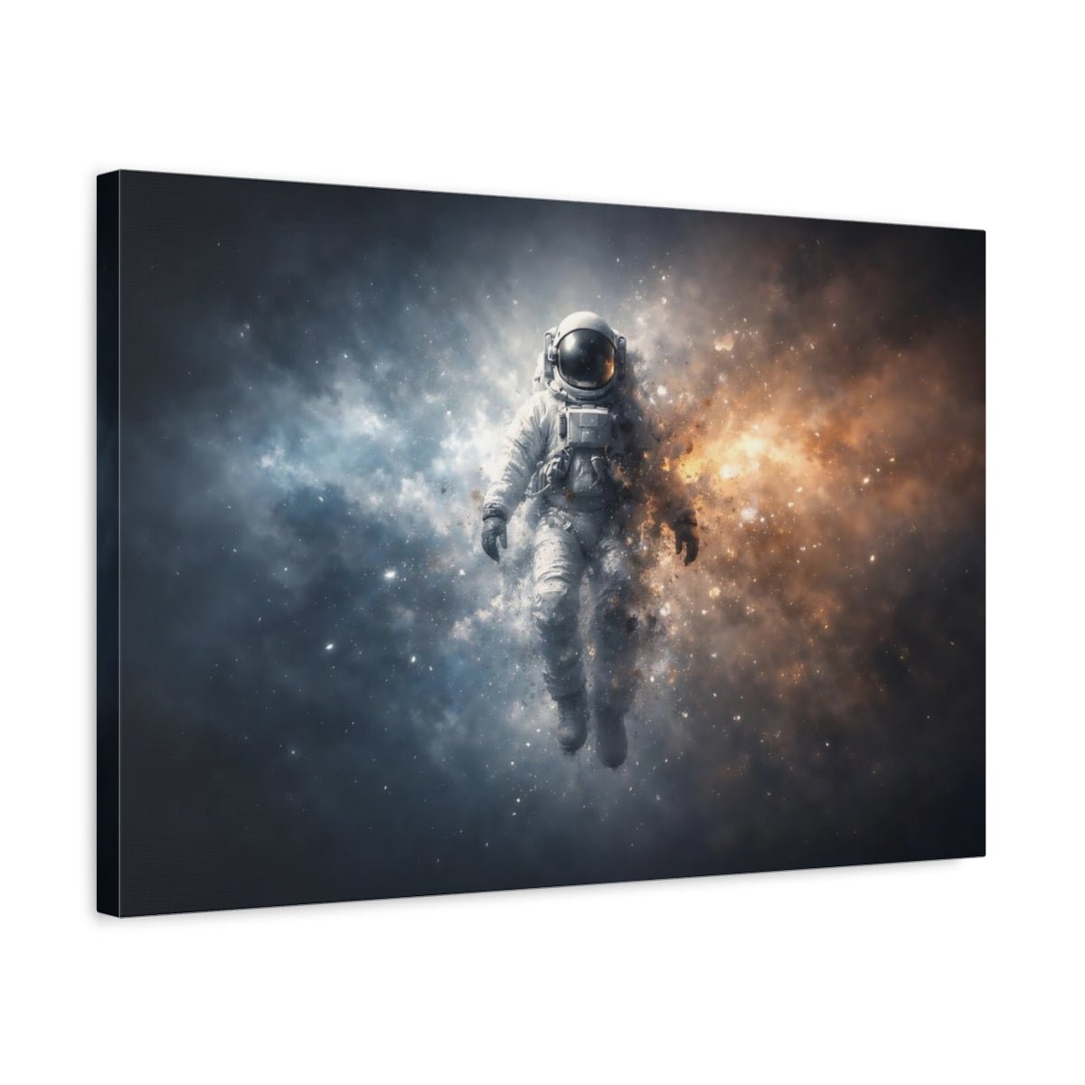 Ethereal Astronaut Floating Science Fiction - Canvas Wall Art Print - YesArtYes