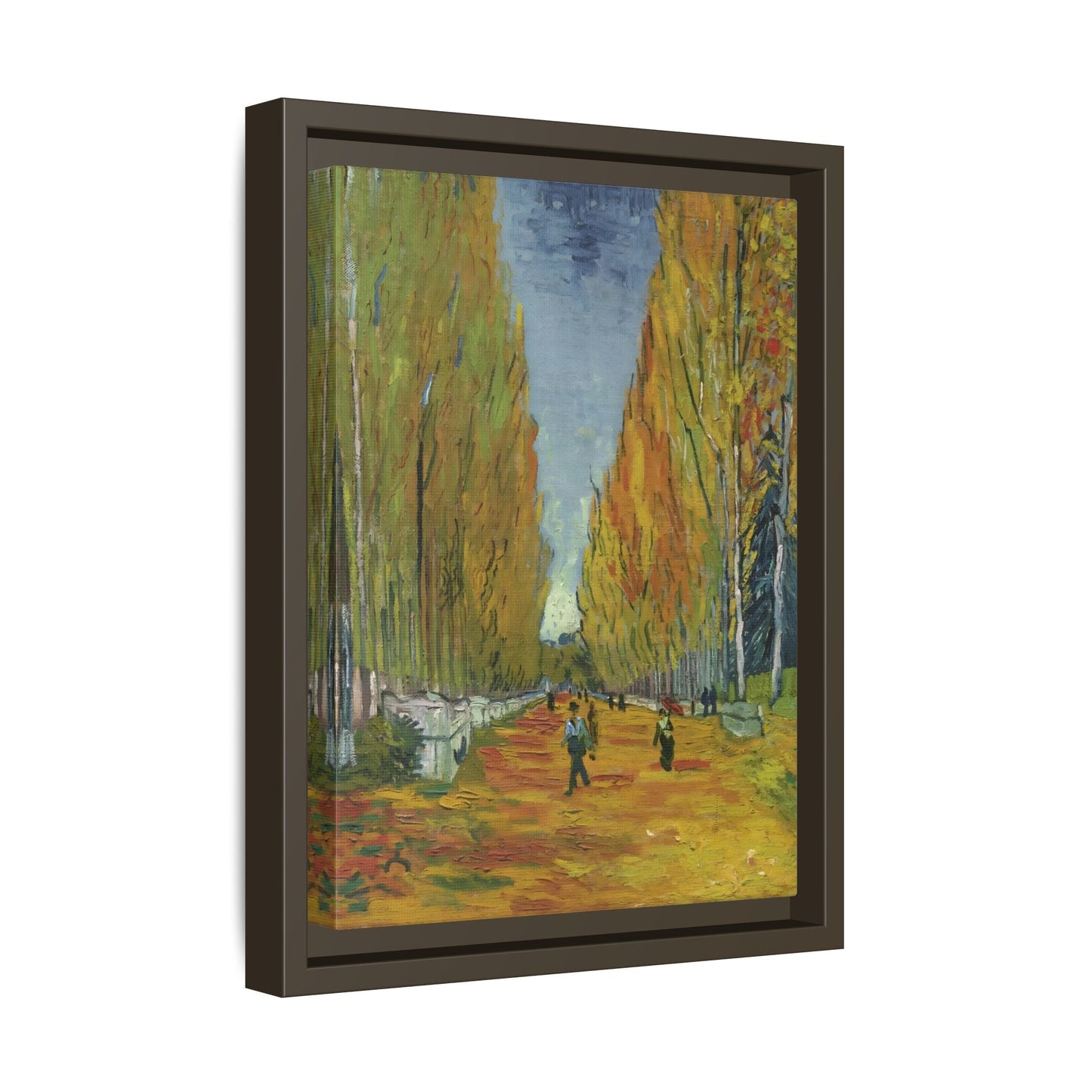 Famous Wall Art Canvas Les Alyscamps Van Gogh Framed Print - YesArtYes