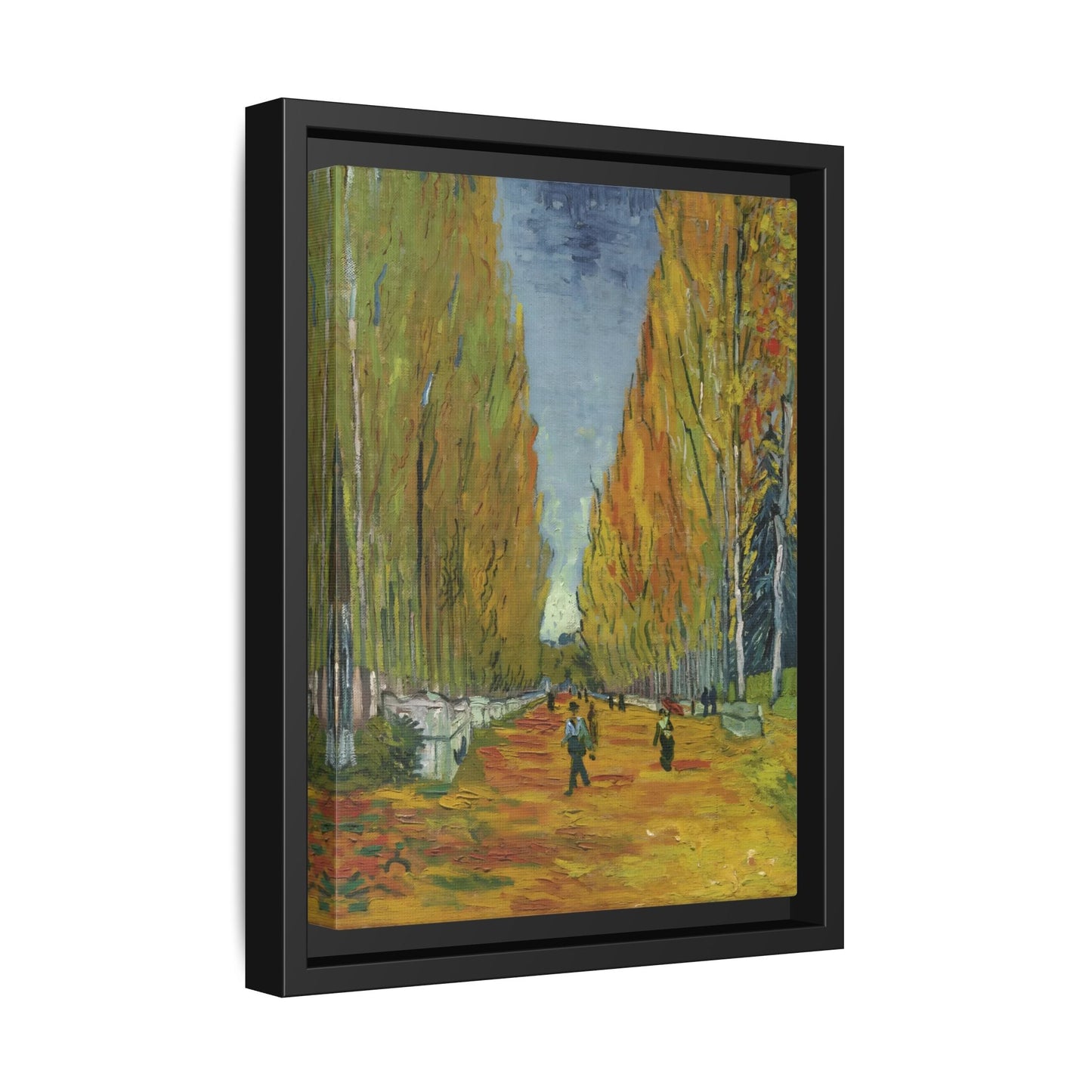 Famous Wall Art Canvas Les Alyscamps Van Gogh Framed Print - YesArtYes