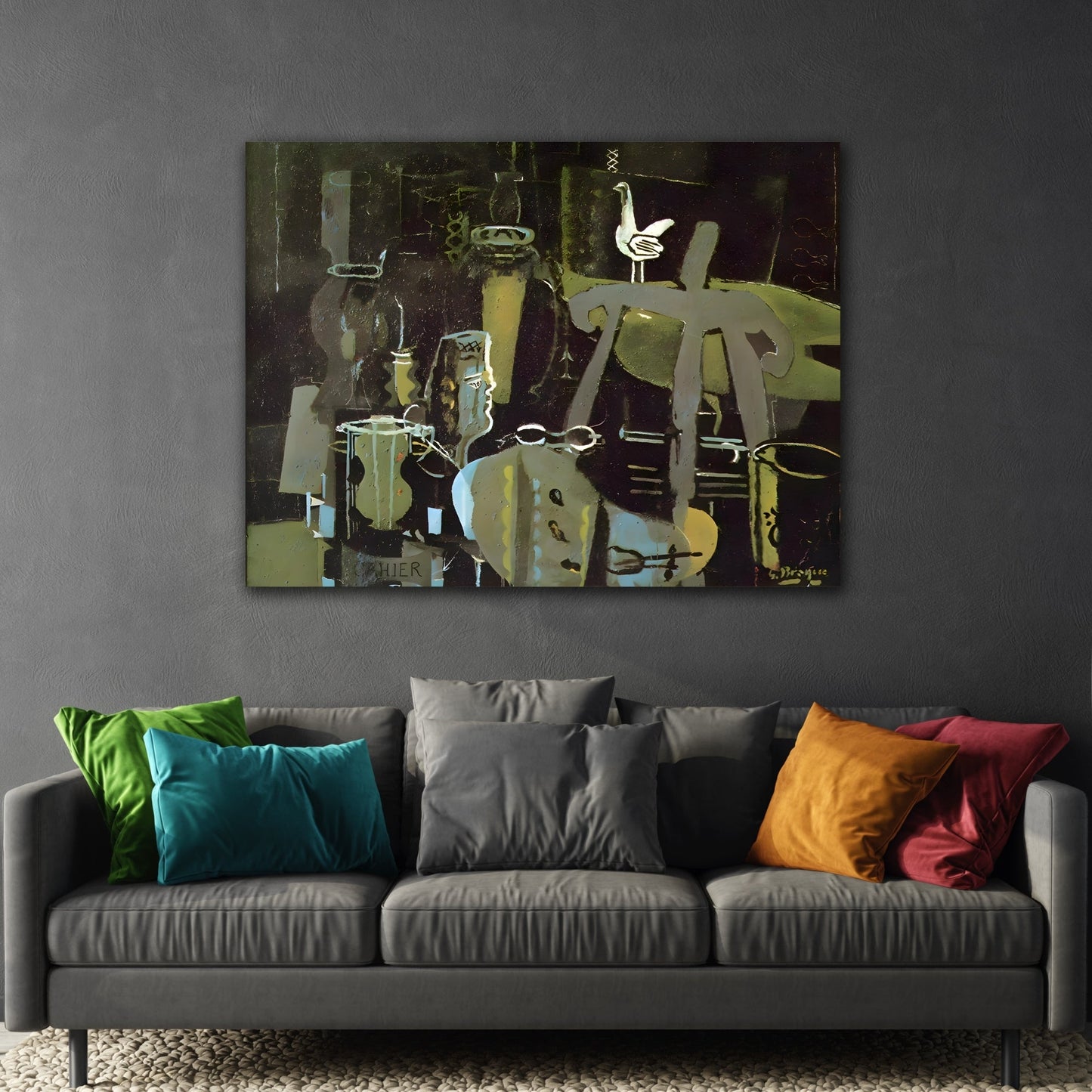 Georges Braque Studio - Canvas Wall Art Print Reproduction - YesArtYes
