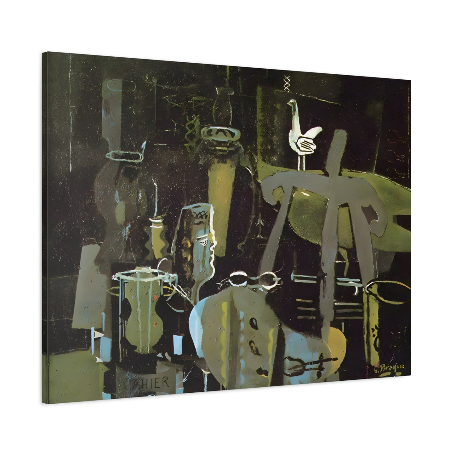 Georges Braque Studio - Canvas Wall Art Print Reproduction - YesArtYes