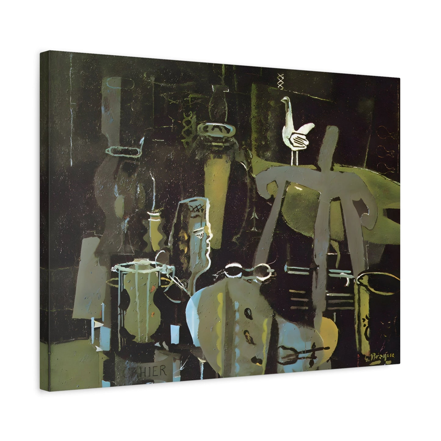 Georges Braque Studio - Canvas Wall Art Print Reproduction - YesArtYes