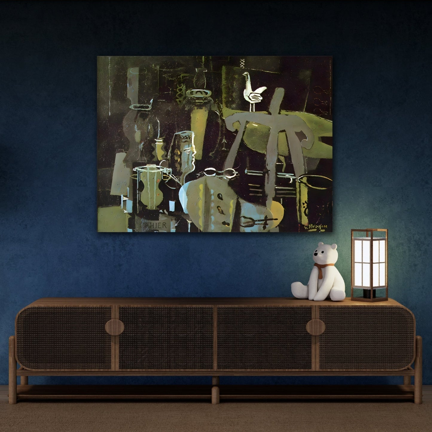 Georges Braque Studio - Canvas Wall Art Print Reproduction - YesArtYes