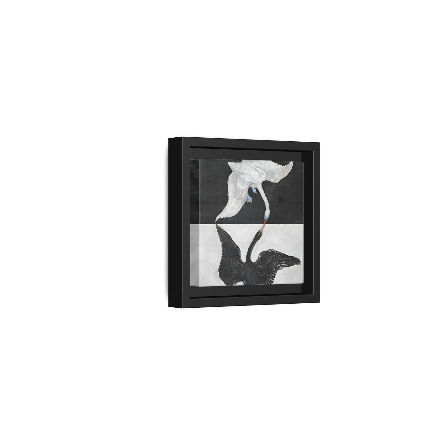 Hilma Af Klint Swan Canvas Print - Black White Wall Art - YesArtYes
