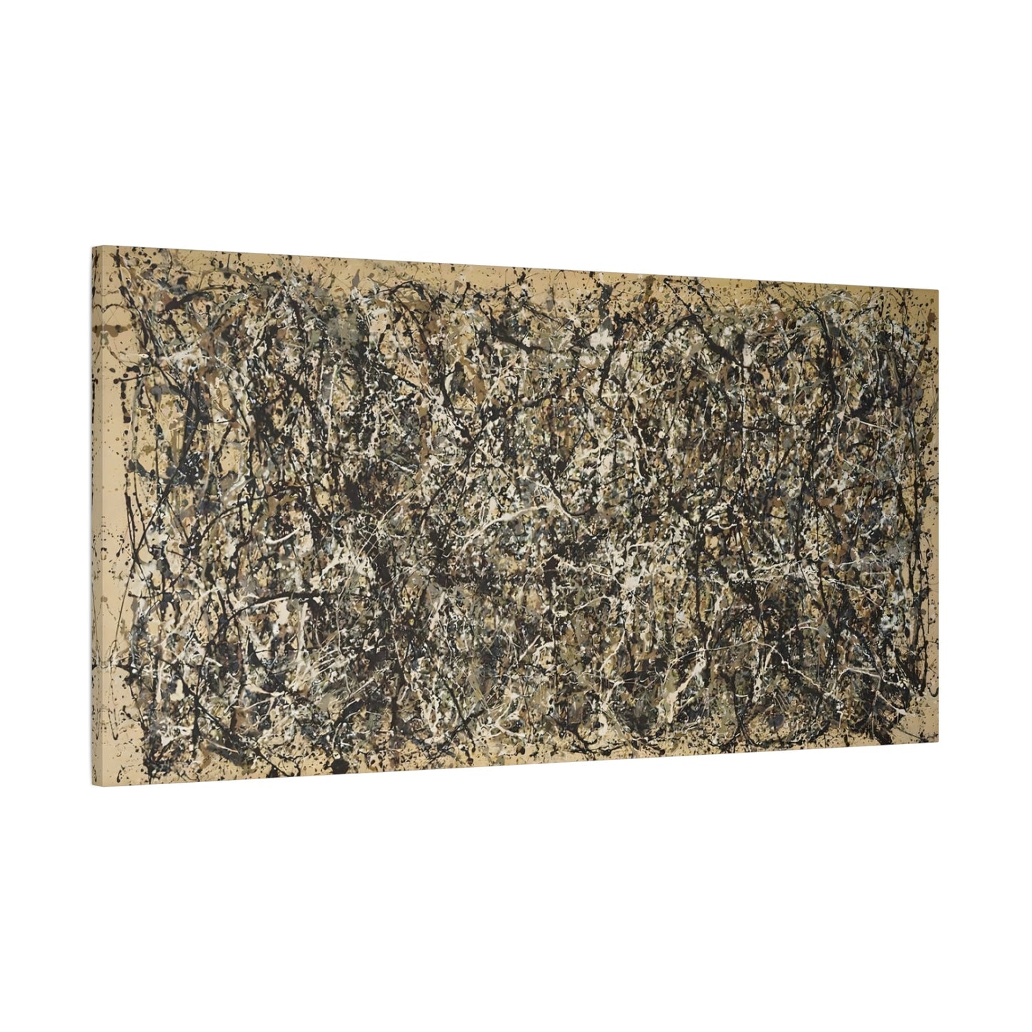 Jackson Pollock Autumn Rhythm Canvas Print - Abstract Expressionism Wall Art - YesArtYes