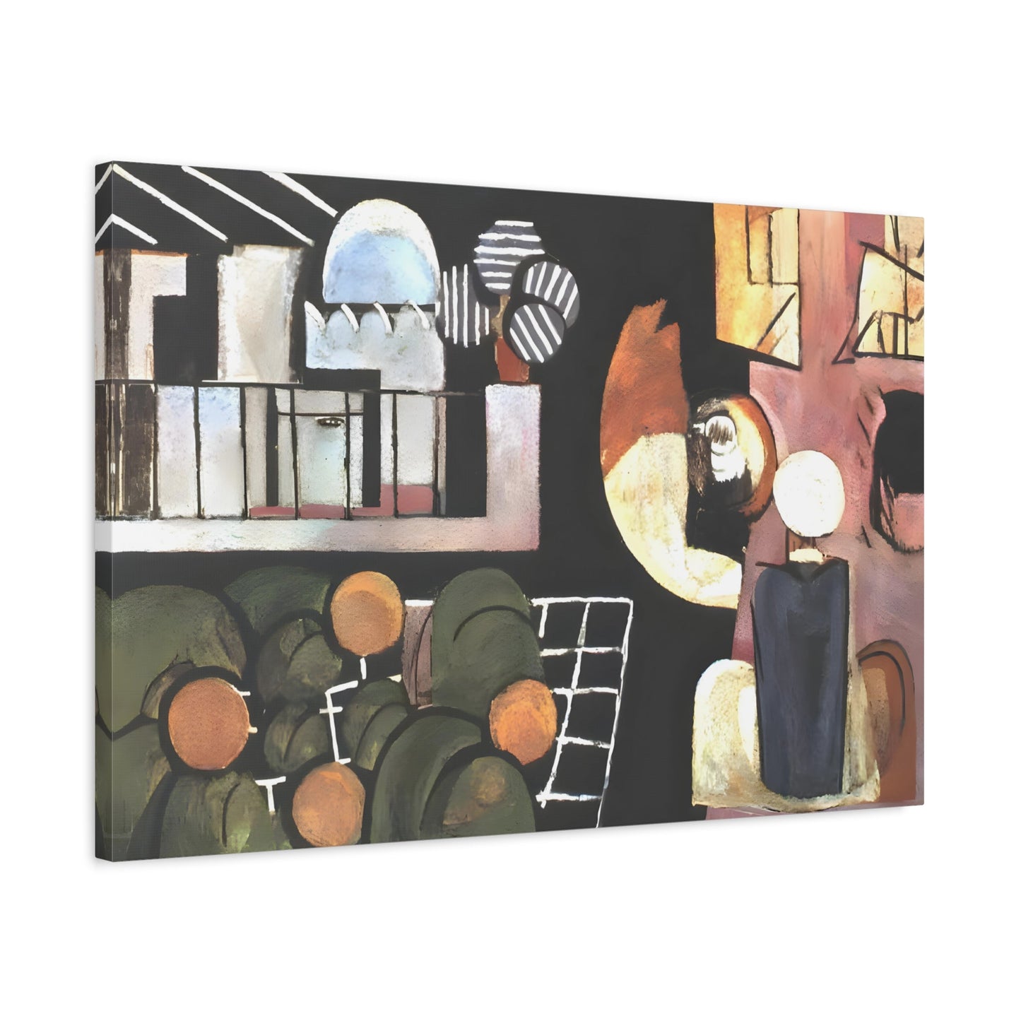 Large Moroccans Canvas Wall Art Print - Famous Matisse Abstract - YesArtYes