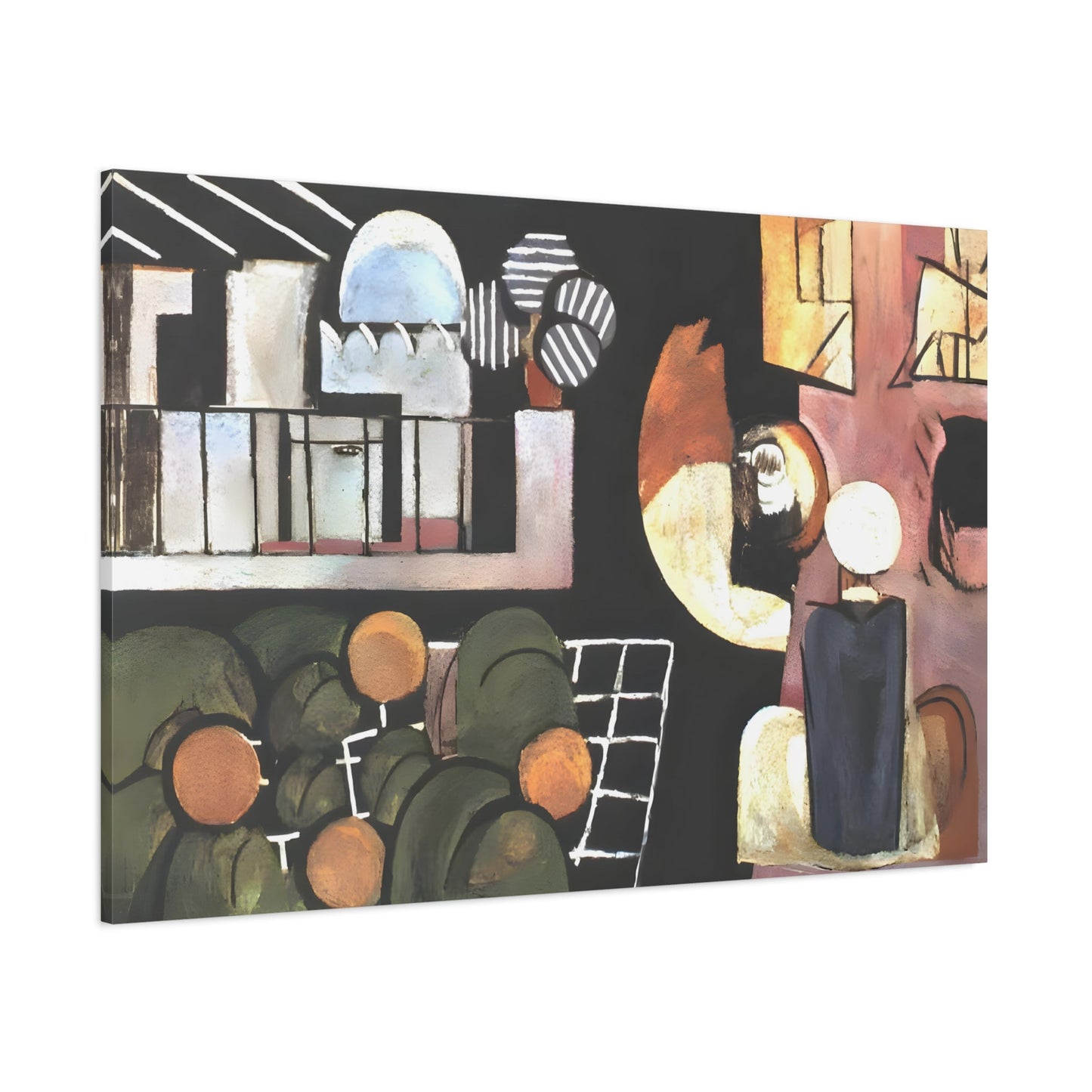 Large Moroccans Canvas Wall Art Print - Famous Matisse Abstract - YesArtYes