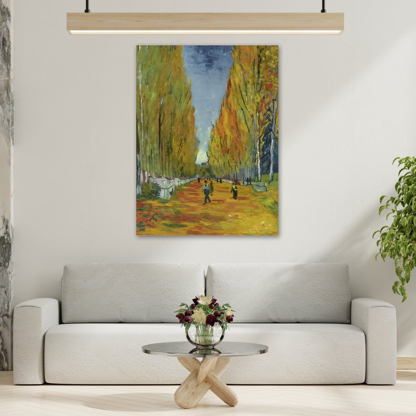 Les Alyscamps Van Gogh Canvas Print - Famous Artist Wall Art - YesArtYes