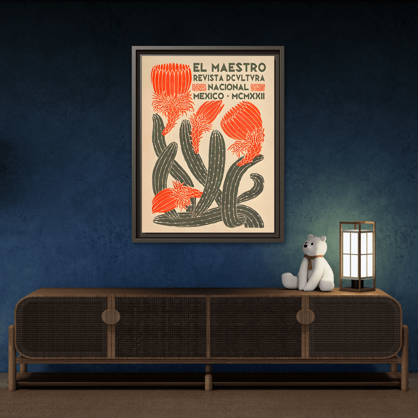 Mexican Floral Wall Art Canvas Decor, Floral Latin American Prints - YesArtYes