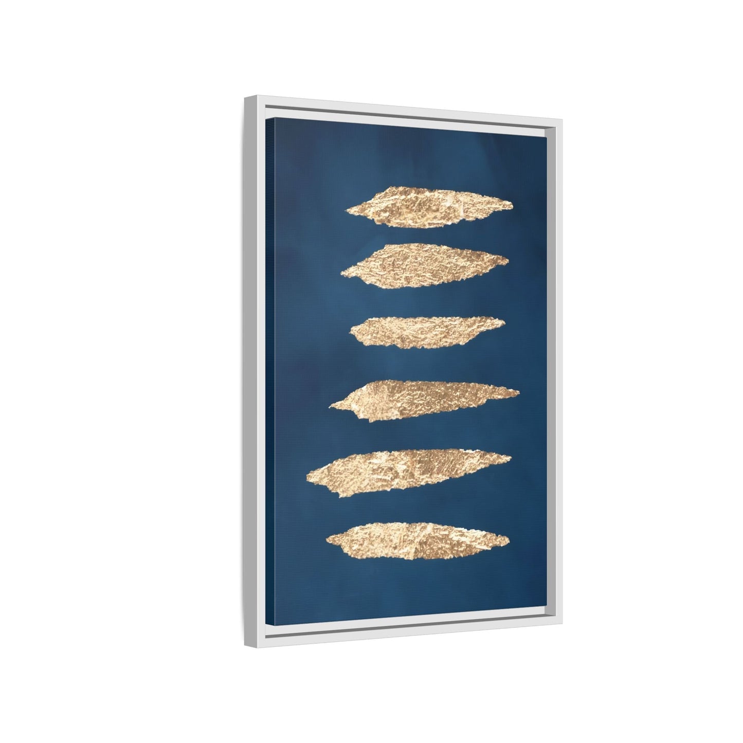 Minimalist Canvas Print Wall Art - Sapphire Navy Blue - YesArtYes
