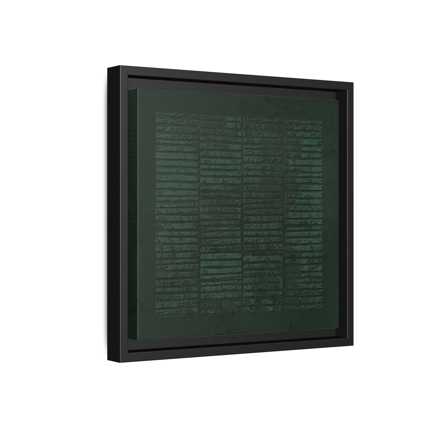 Modern Japanese Green Canvas Print - Framed Wabi - Sabi Abstract Wall Art - YesArtYes