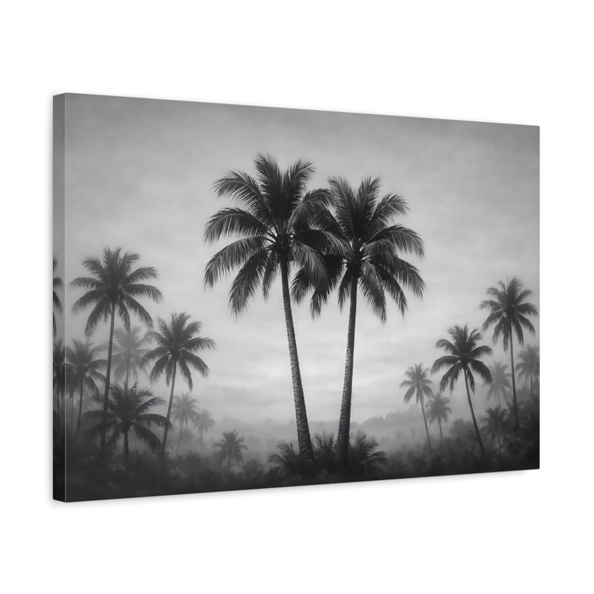Palm Trees Nature - Canvas Wall Art Print - YesArtYes