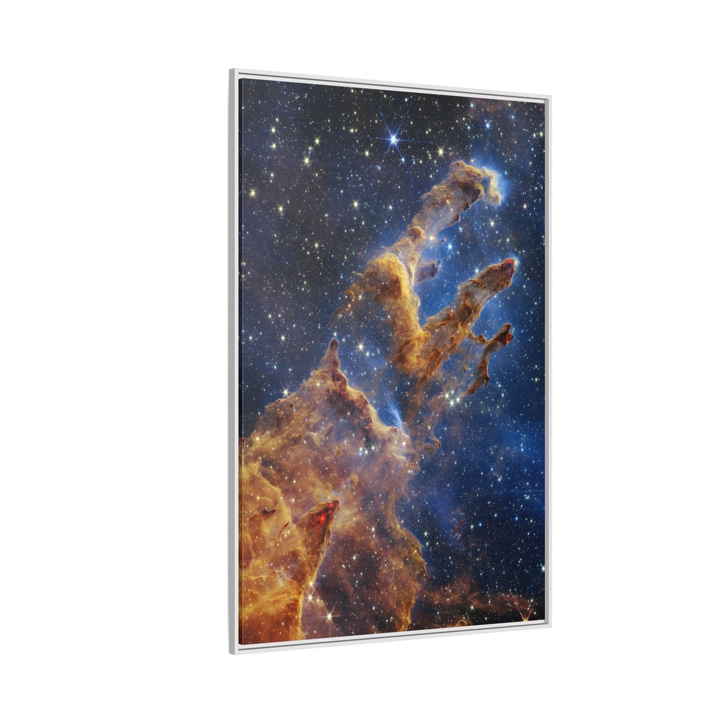 Pillars of Creation Webb Telescope - NASA Canvas Wall Art Print - YesArtYes