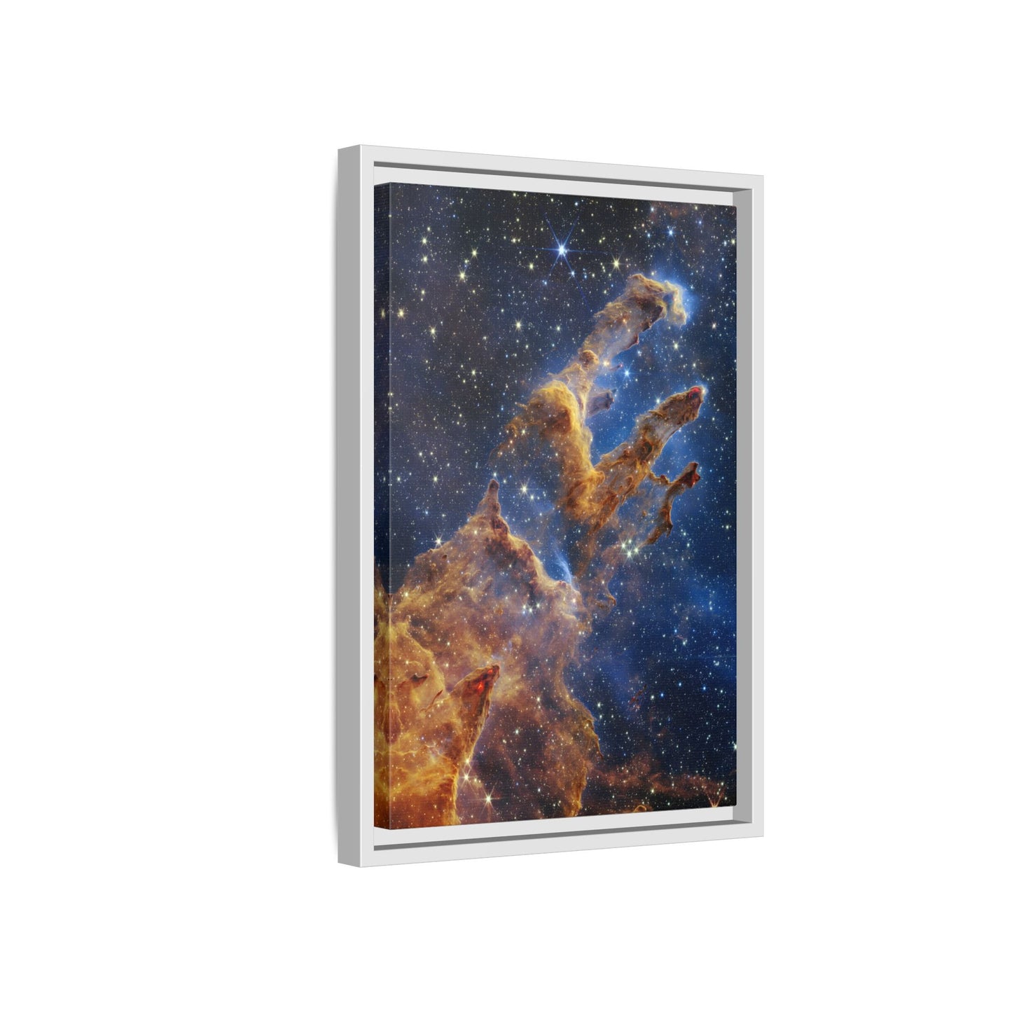 Pillars of Creation Webb Telescope - NASA Canvas Wall Art Print - YesArtYes