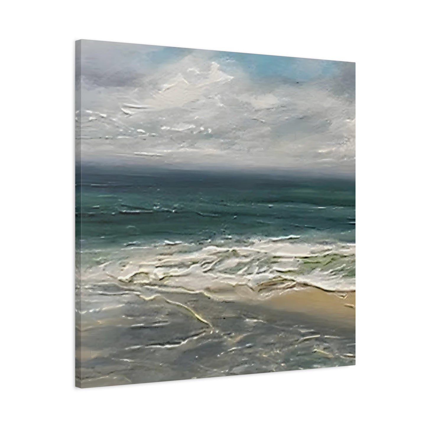 Seascape Ocean Canvas Art - Coastal Beach Wall Decor - YesArtYes