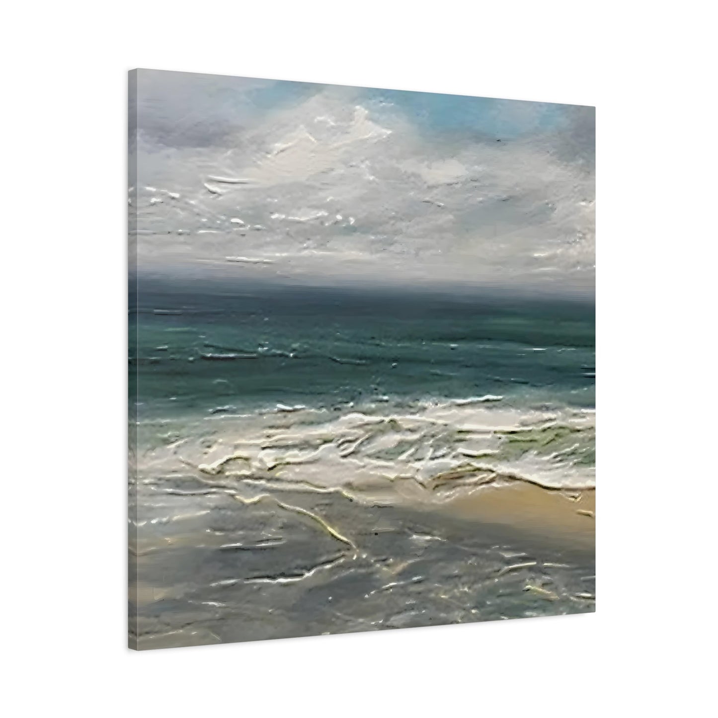 Seascape Ocean Canvas Art - Coastal Beach Wall Decor - YesArtYes