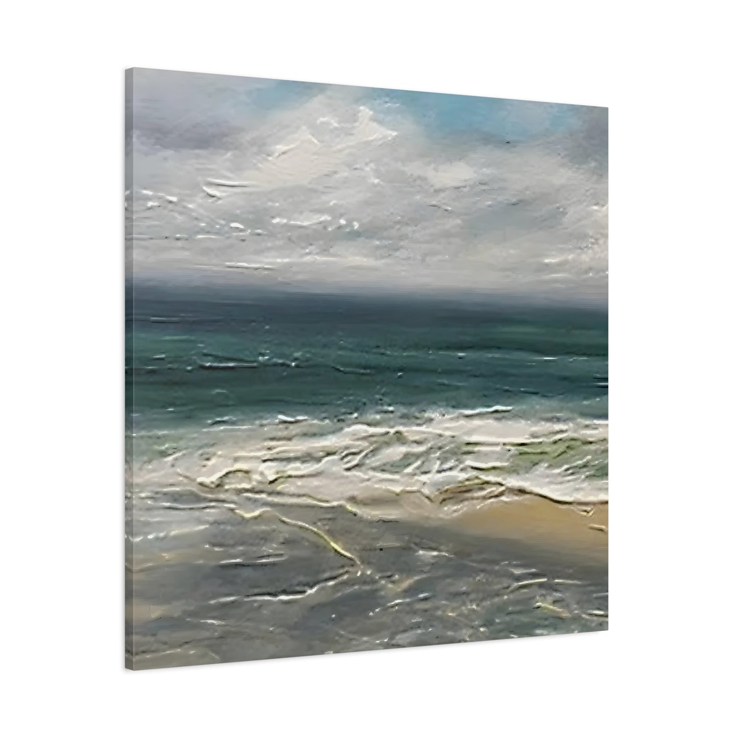 Seascape Ocean Canvas Art - Coastal Beach Wall Decor - YesArtYes