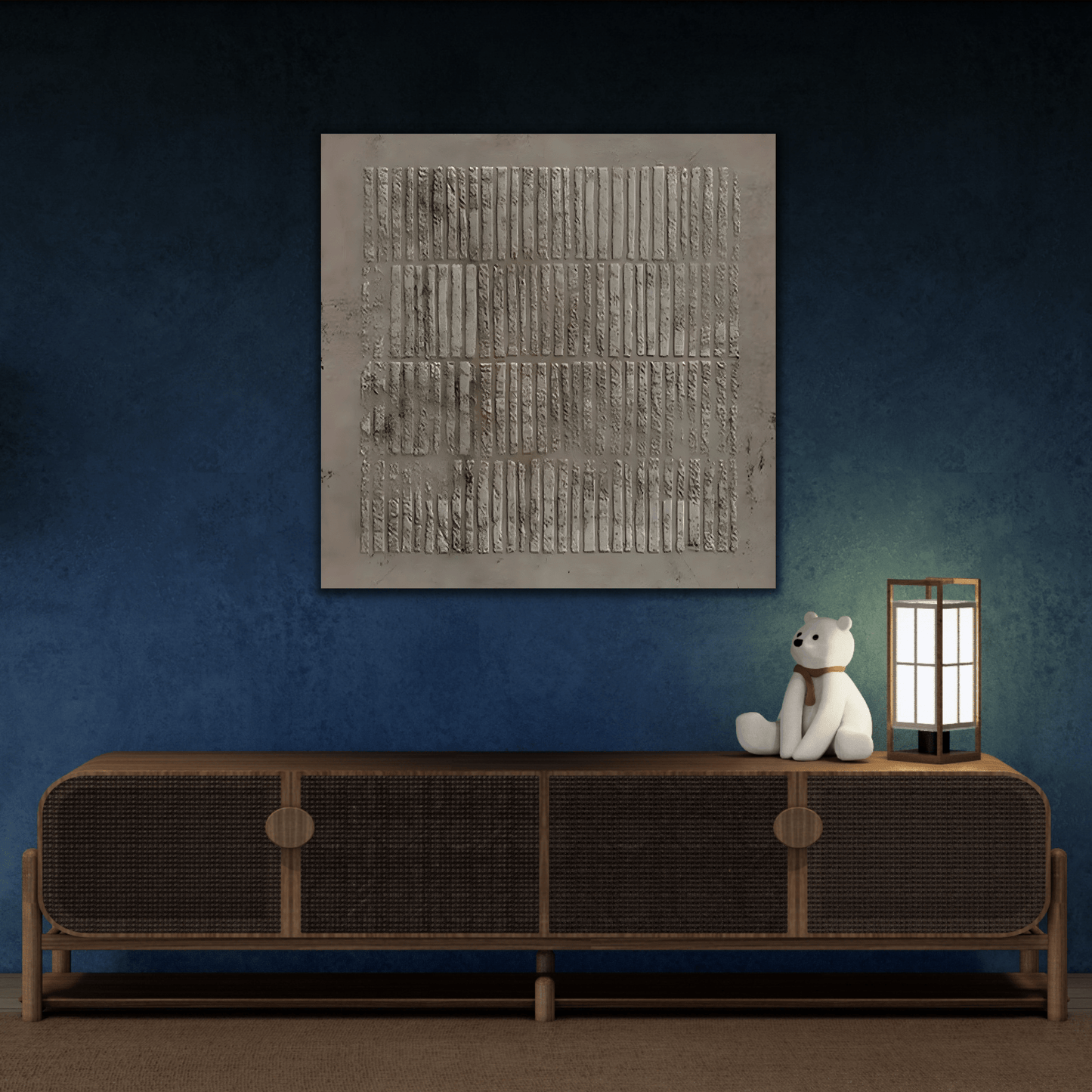 Wabi - Sabi Canvas 3D Minimalist Texture Print - Neutral Wall Art - YesArtYes