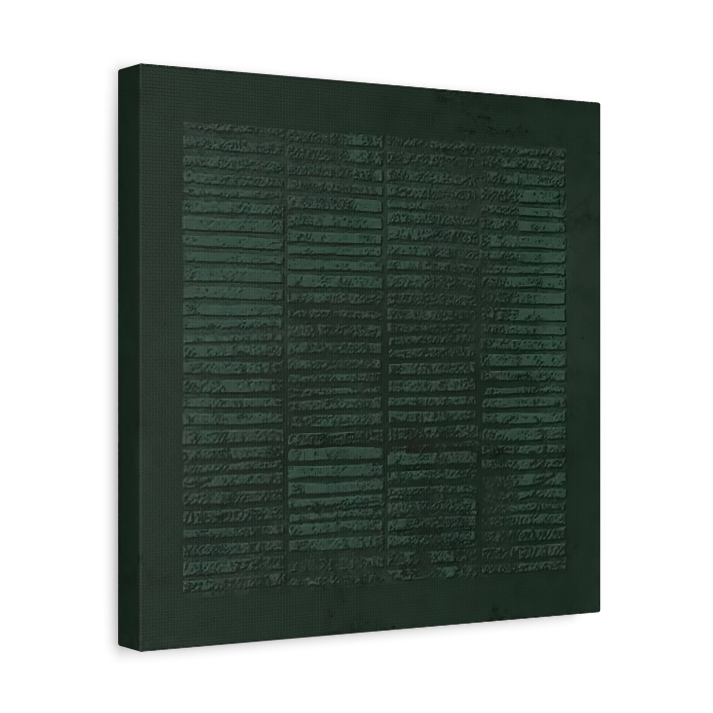 Wabi - Sabi Green Canvas Painting Print - Abstract Japanese 3d Texture Wall Art - YesArtYes