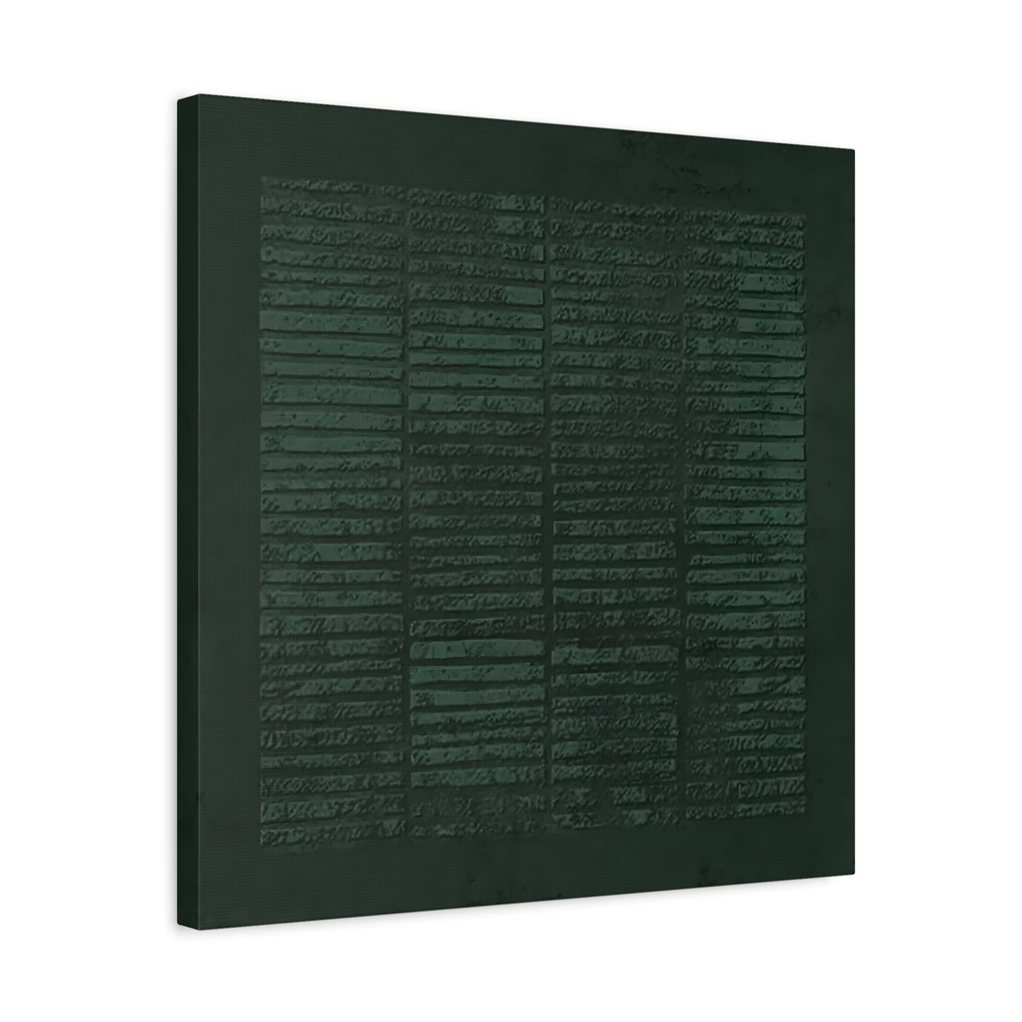 Wabi - Sabi Green Canvas Painting Print - Abstract Japanese 3d Texture Wall Art - YesArtYes