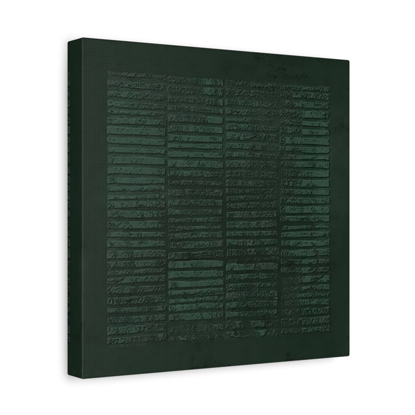 Wabi - Sabi Green Canvas Painting Print - Abstract Japanese 3d Texture Wall Art - YesArtYes