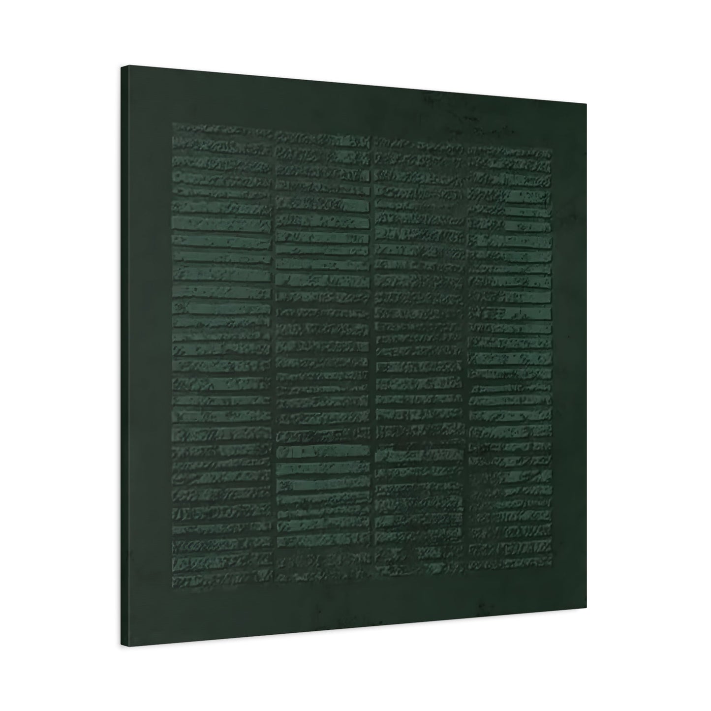 Wabi - Sabi Green Canvas Painting Print - Abstract Japanese 3d Texture Wall Art - YesArtYes