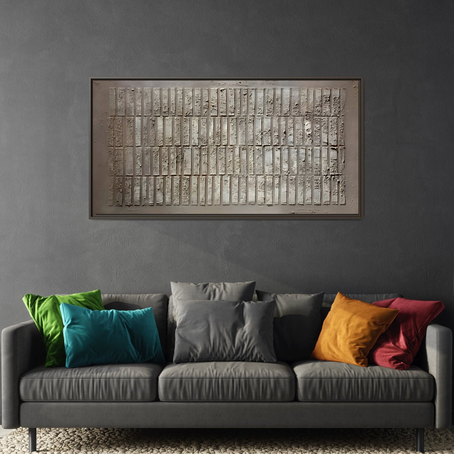 Wabi - Sabi Modern Japanese Canvas Print - 3D Minimalist Framed Wall Art - YesArtYes