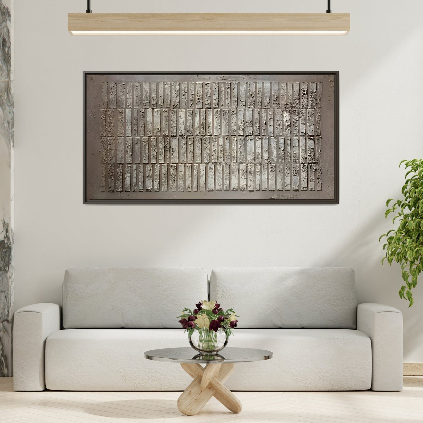 Wabi - Sabi Modern Japanese Canvas Print - 3D Minimalist Framed Wall Art - YesArtYes