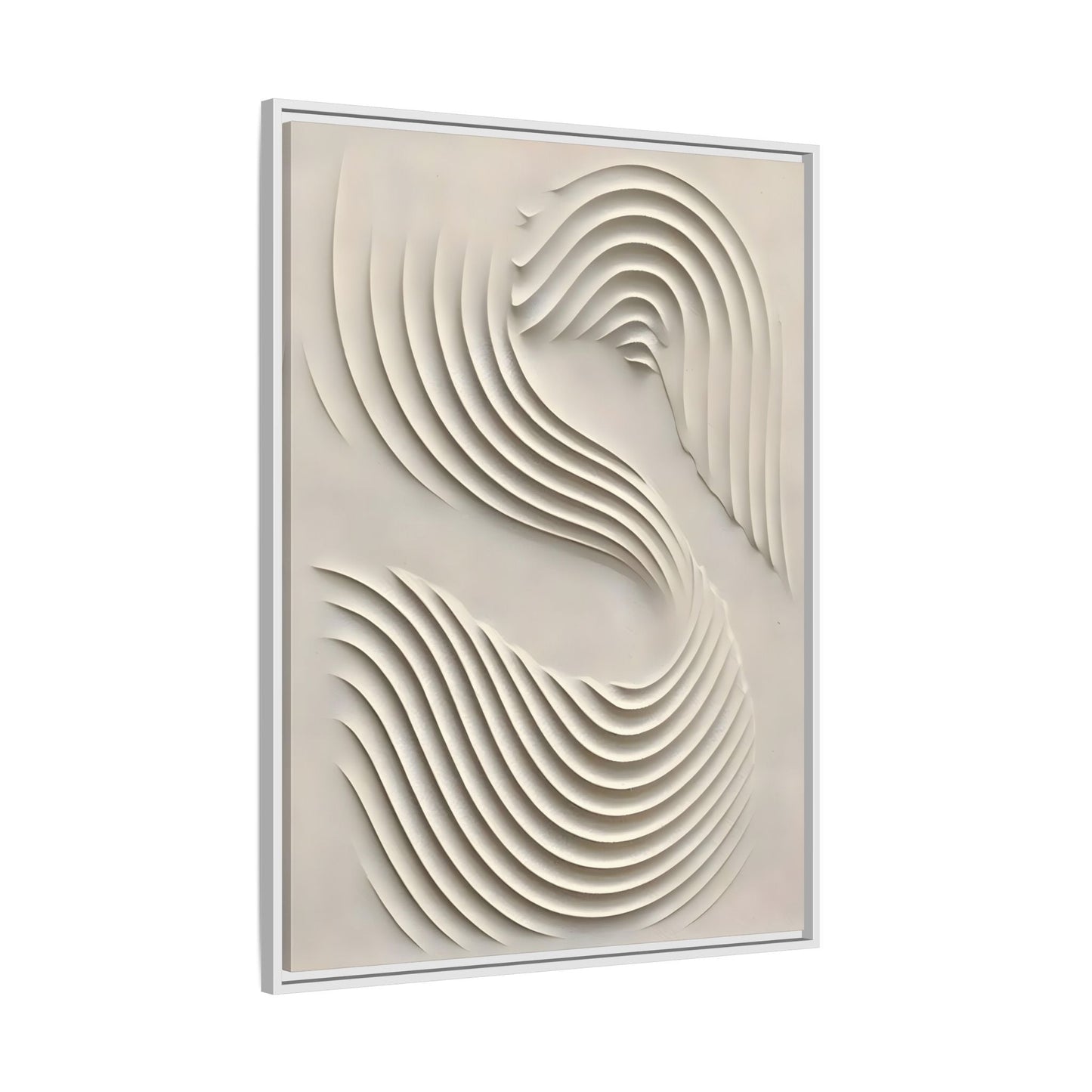 Wabi - Sabi Motion Modern Canvas Print - Minimalist Home Office Artwork - YesArtYes