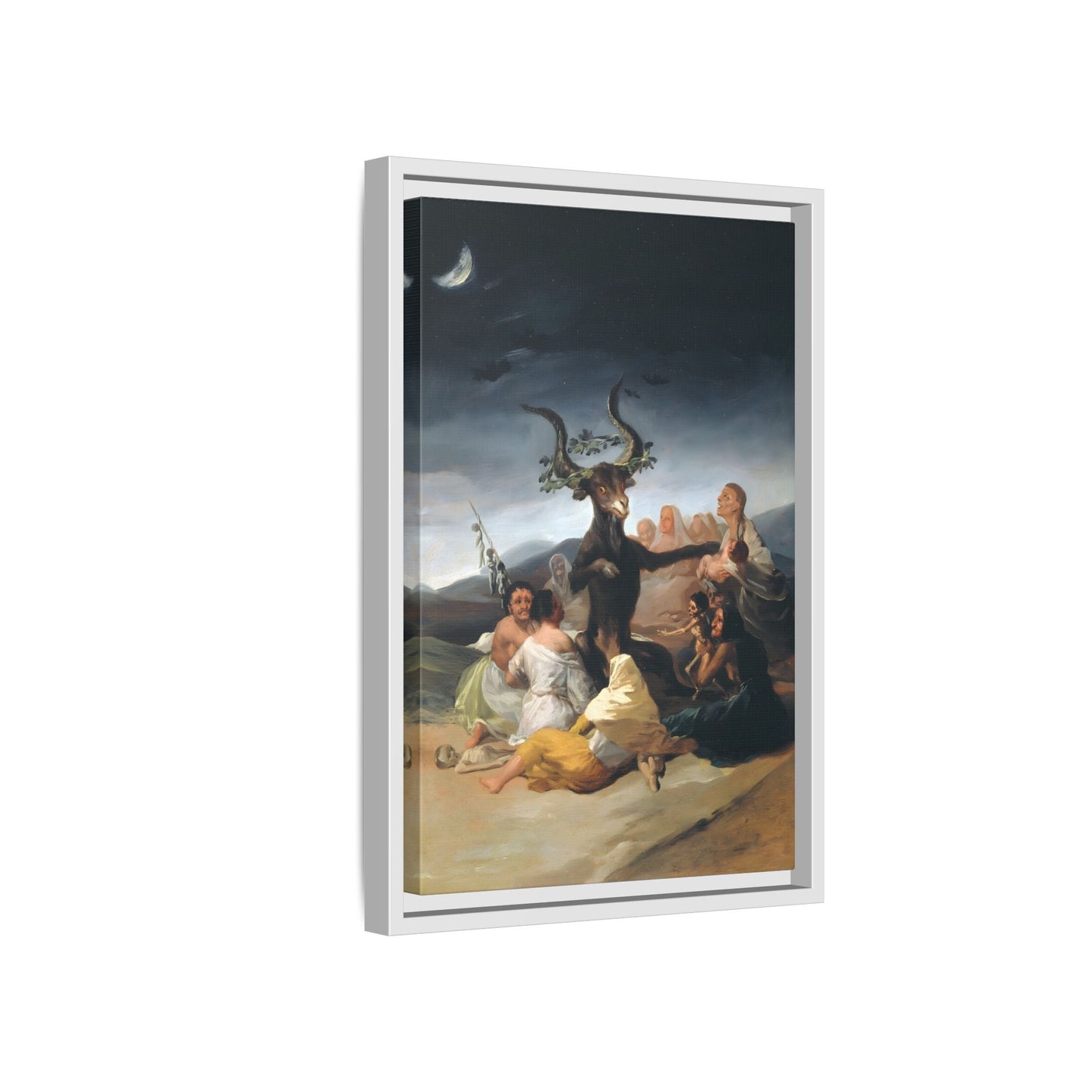 Witches Of Sabbath Goya Framed Large Canvas Wall Art Prints - YesArtYes