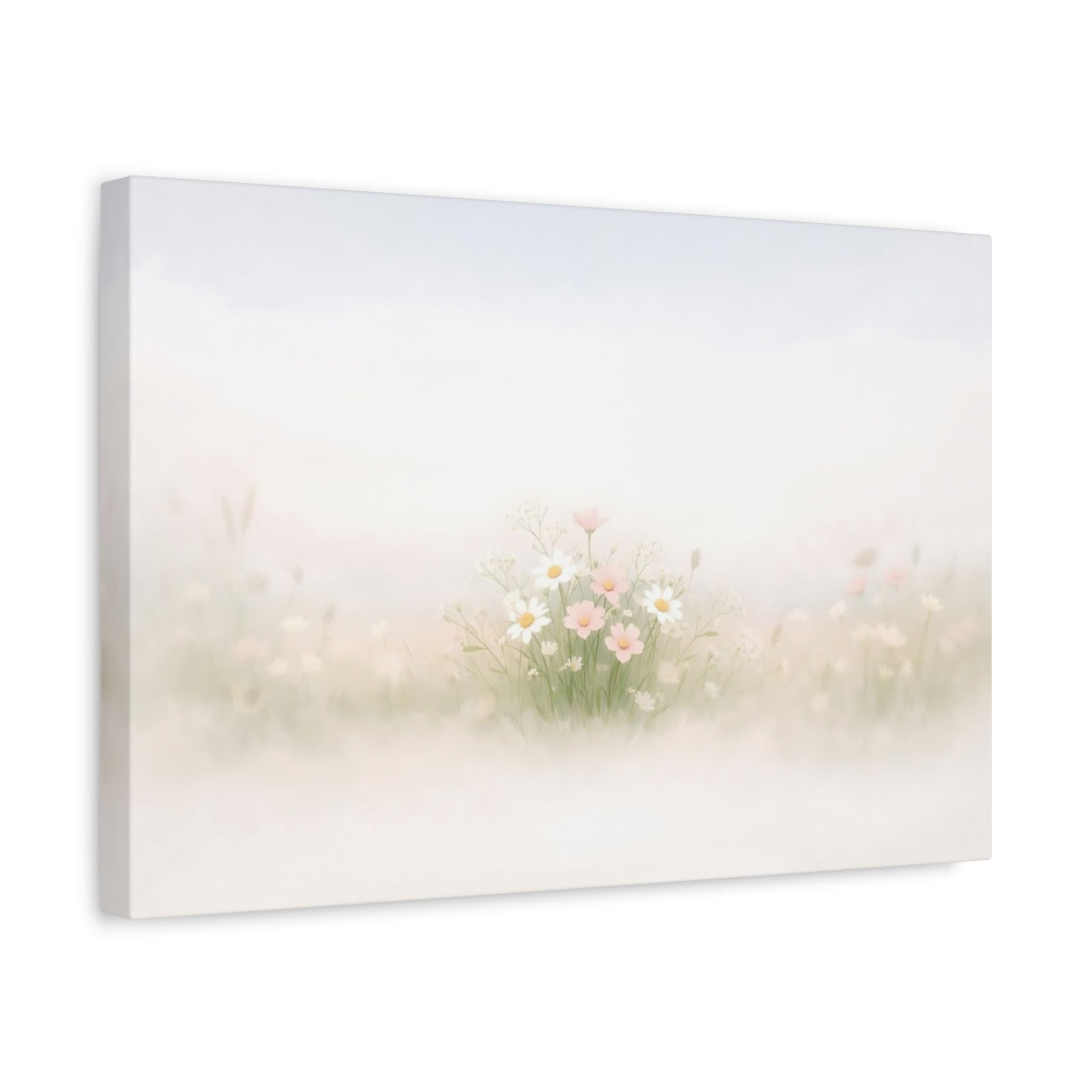 Flower Soft Wildflowers Floral - Canvas Wall Art Print