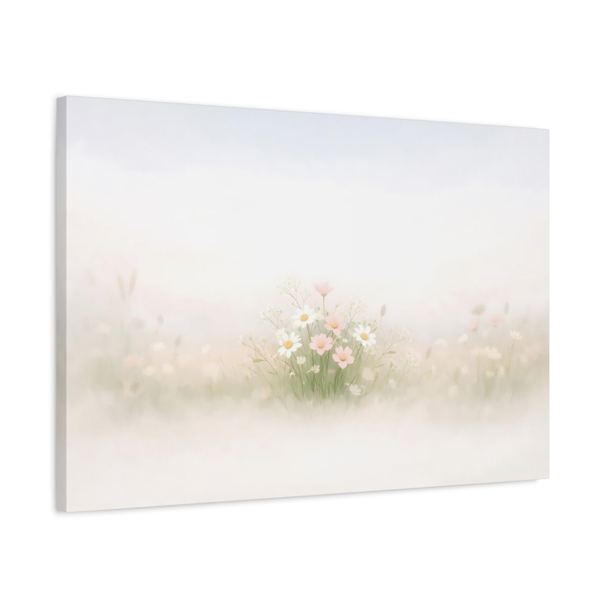 Flower Soft Wildflowers Floral - Canvas Wall Art Print