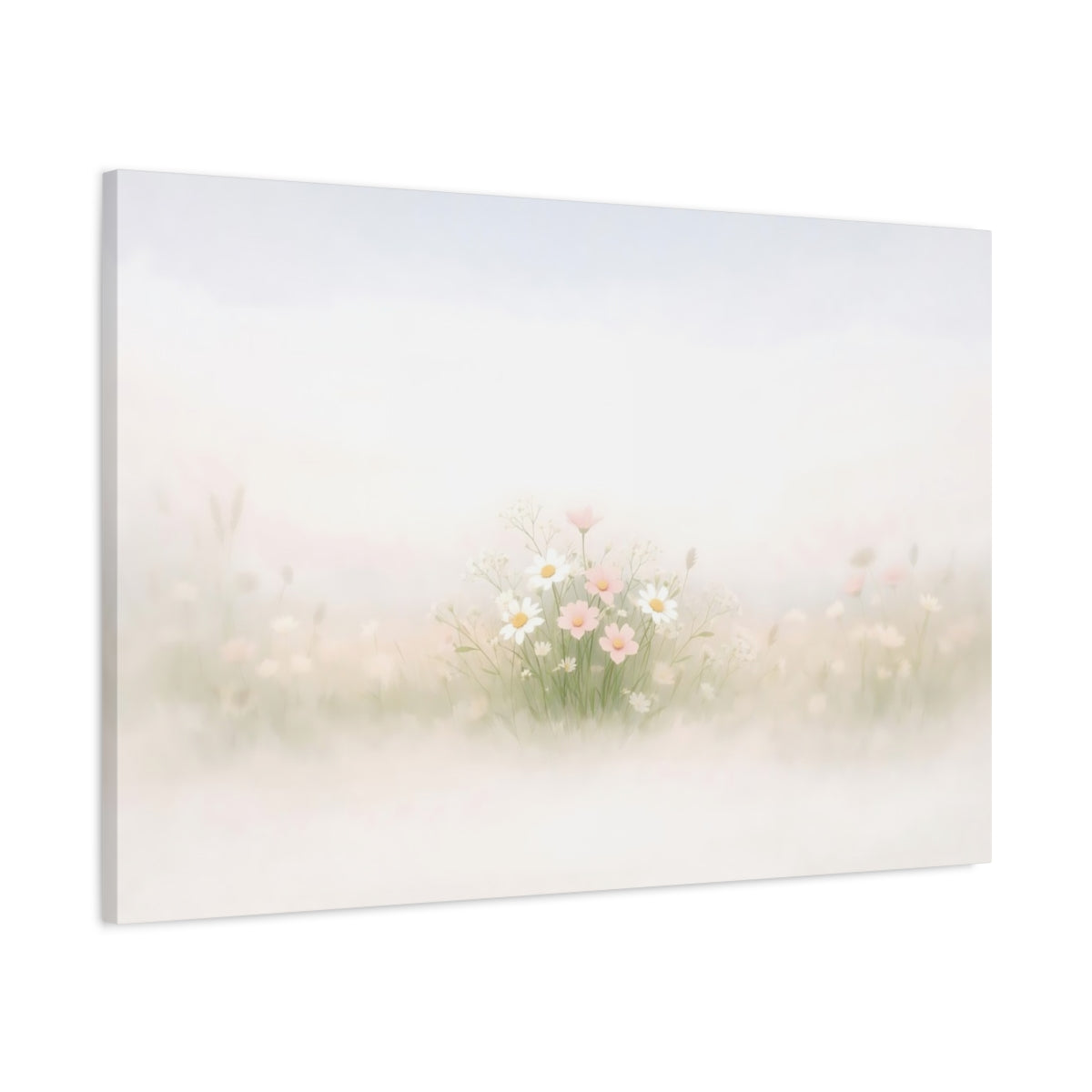 Flower Soft Wildflowers Floral - Canvas Wall Art Print