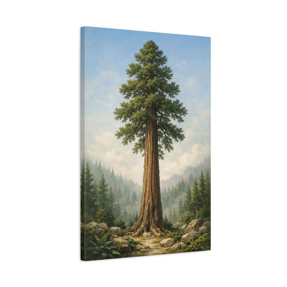 Nature Giant Tree Landscape - Canvas Wall Art Print
