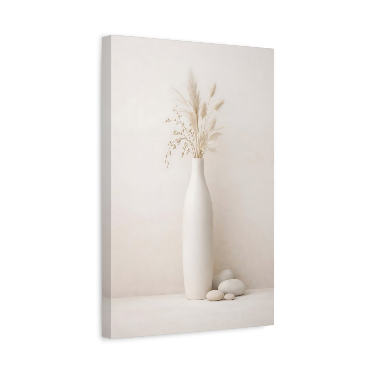 Nature Dried Florals Pampas Grass Still Life - Canvas Wall Art Print