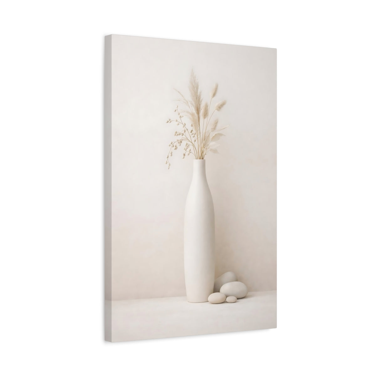 Nature Dried Florals Pampas Grass Still Life - Canvas Wall Art Print