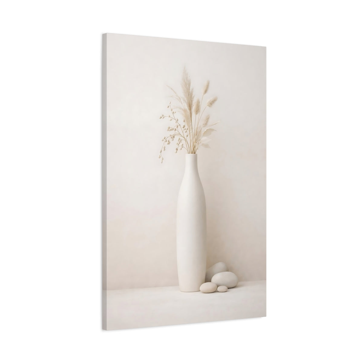 Nature Dried Florals Pampas Grass Still Life - Canvas Wall Art Print
