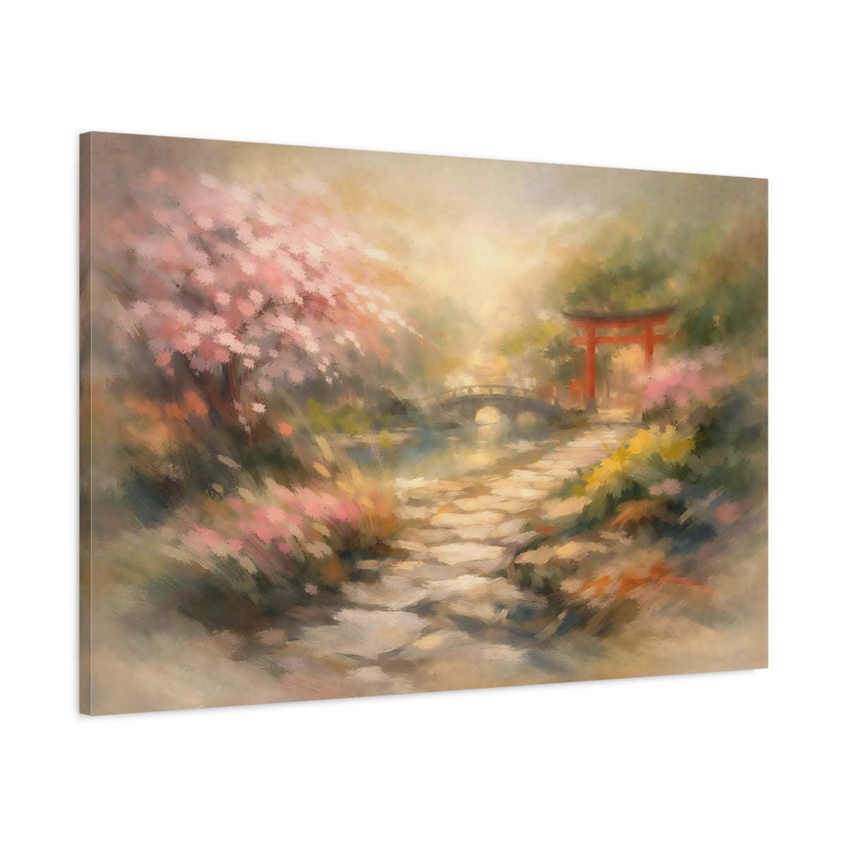 Nature Japanese Garden Landscape - Canvas Wall Art Print