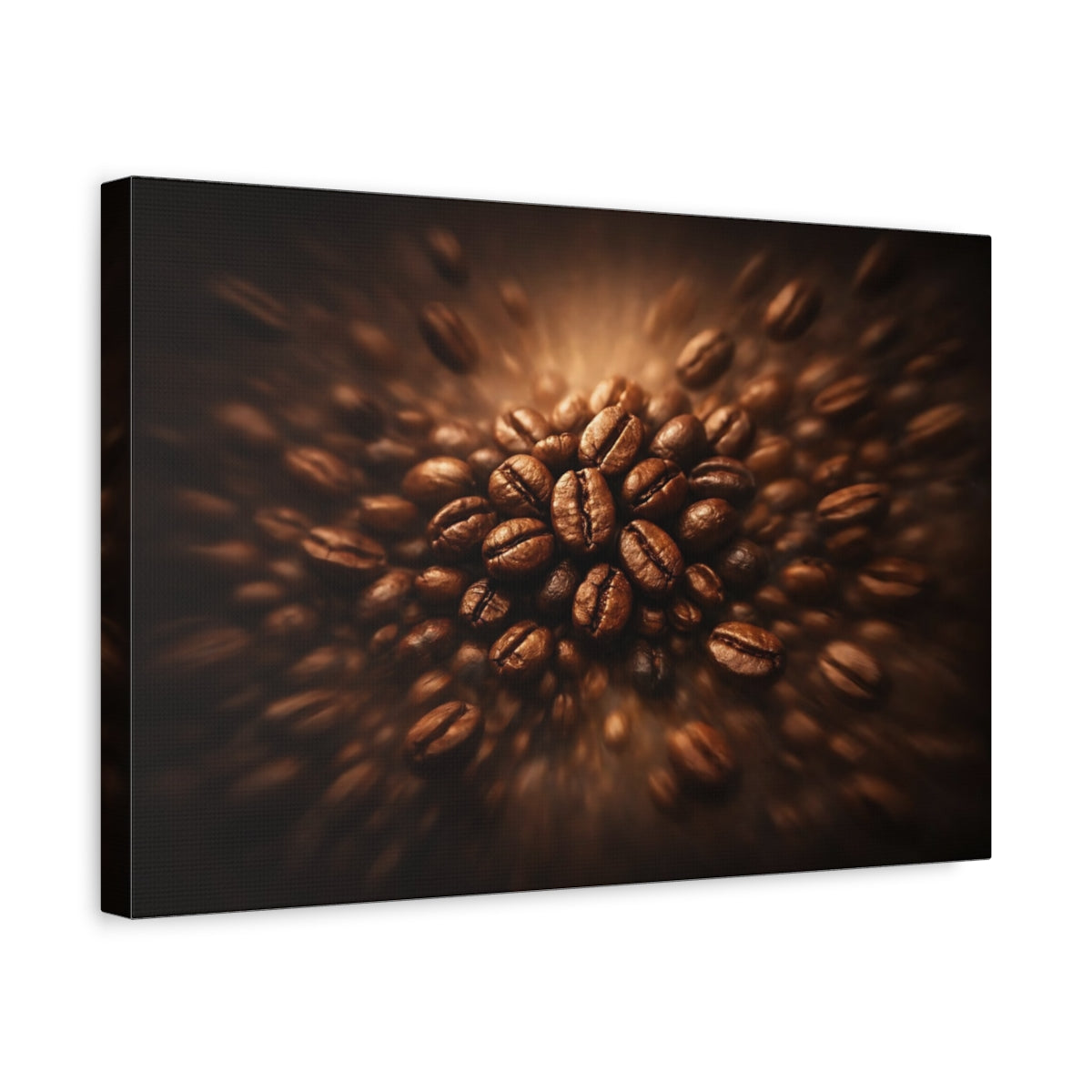 Moody Coffee Beans Nature - Canvas Wall Art Print