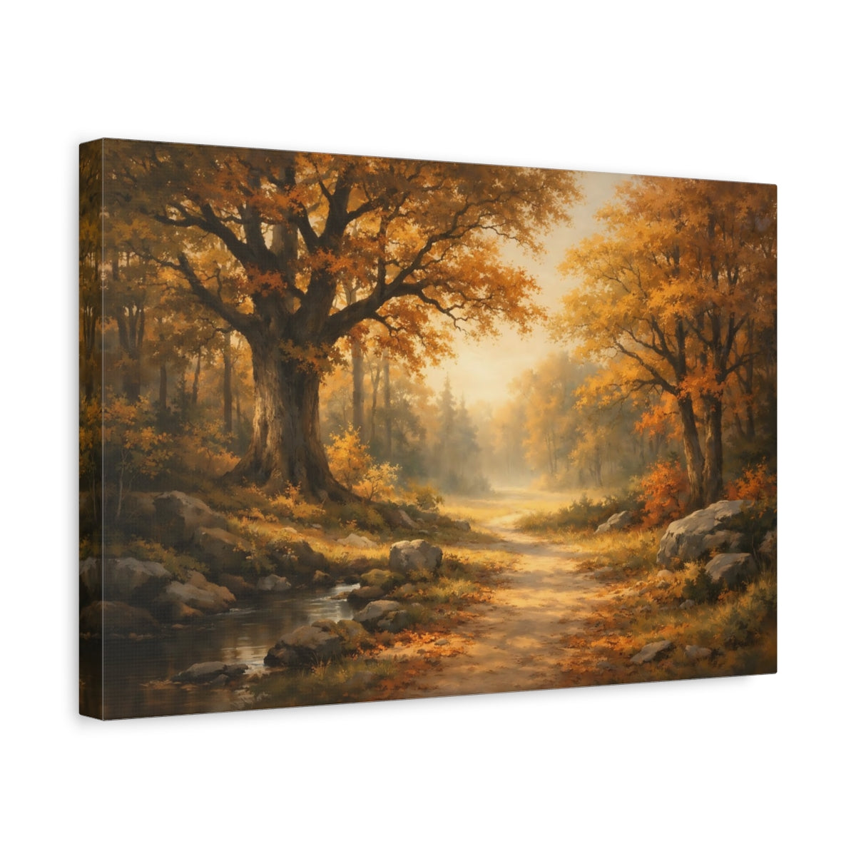 Autumn Forest Nature - Canvas Wall Art Print