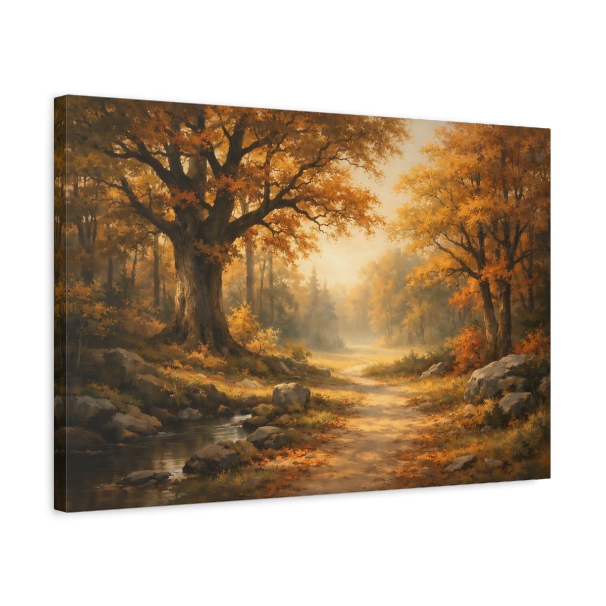 Autumn Forest Nature - Canvas Wall Art Print
